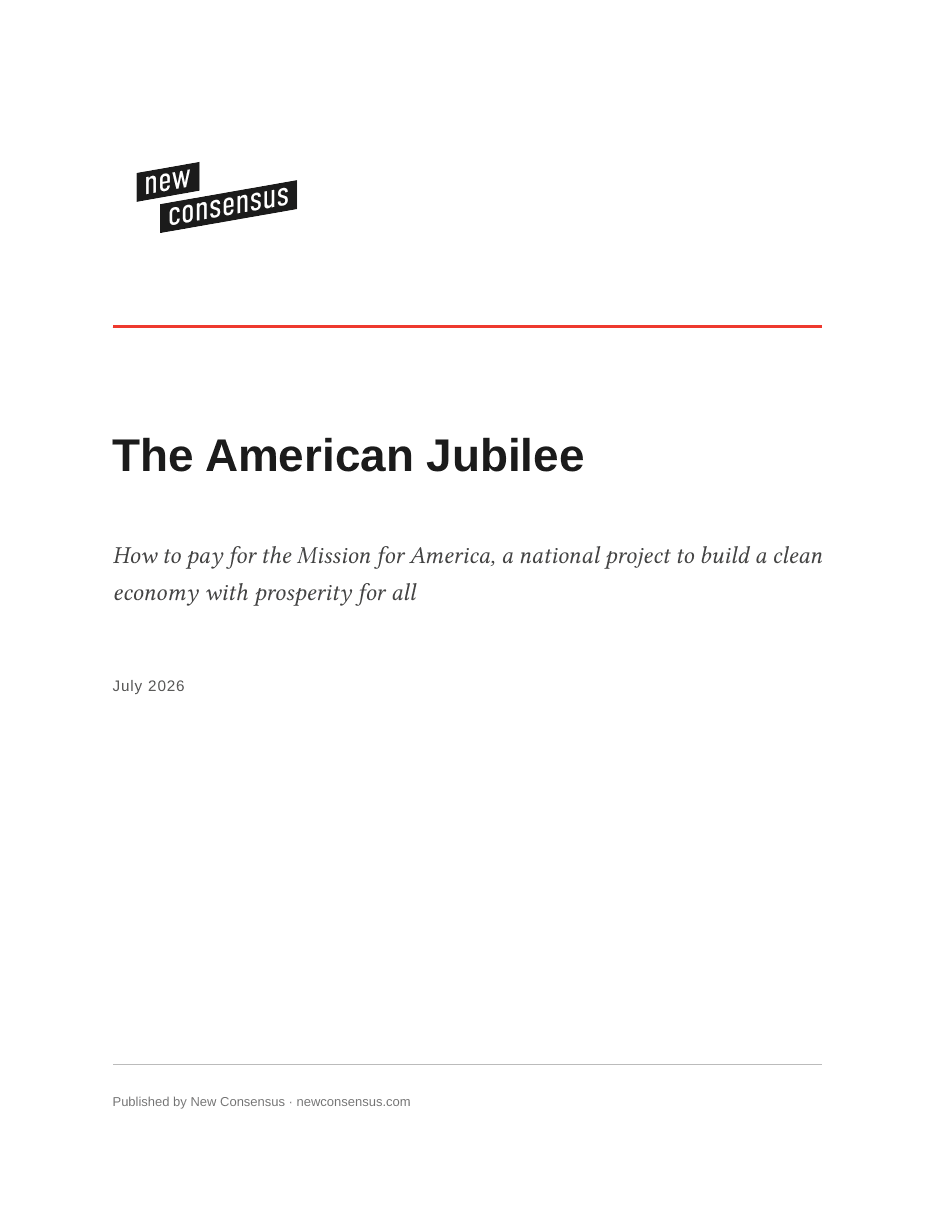 The American Jubilee cover